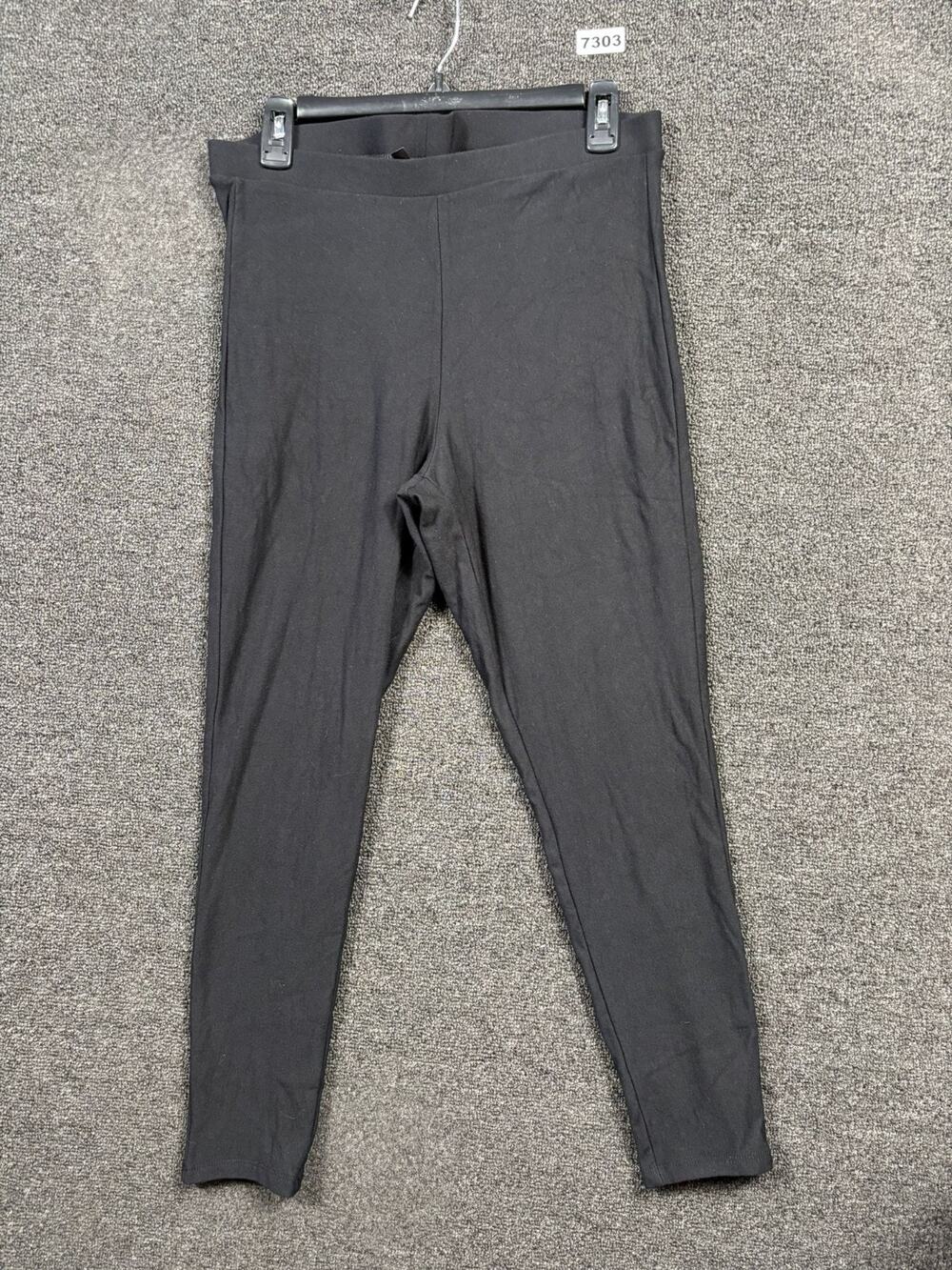 Torrid Plus Size Leggings Cropped Pants Womens 1X Black Skinny Leg